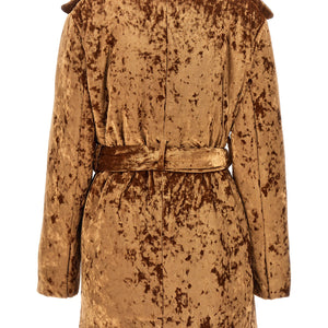 Atlein Crushed Velvet Coat