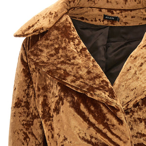 Atlein Crushed Velvet Coat