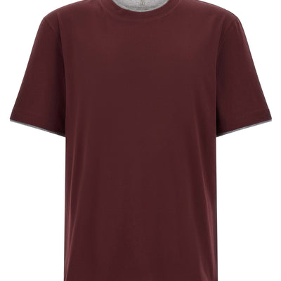 Brunello Cucinelli Double Layer T-shirt