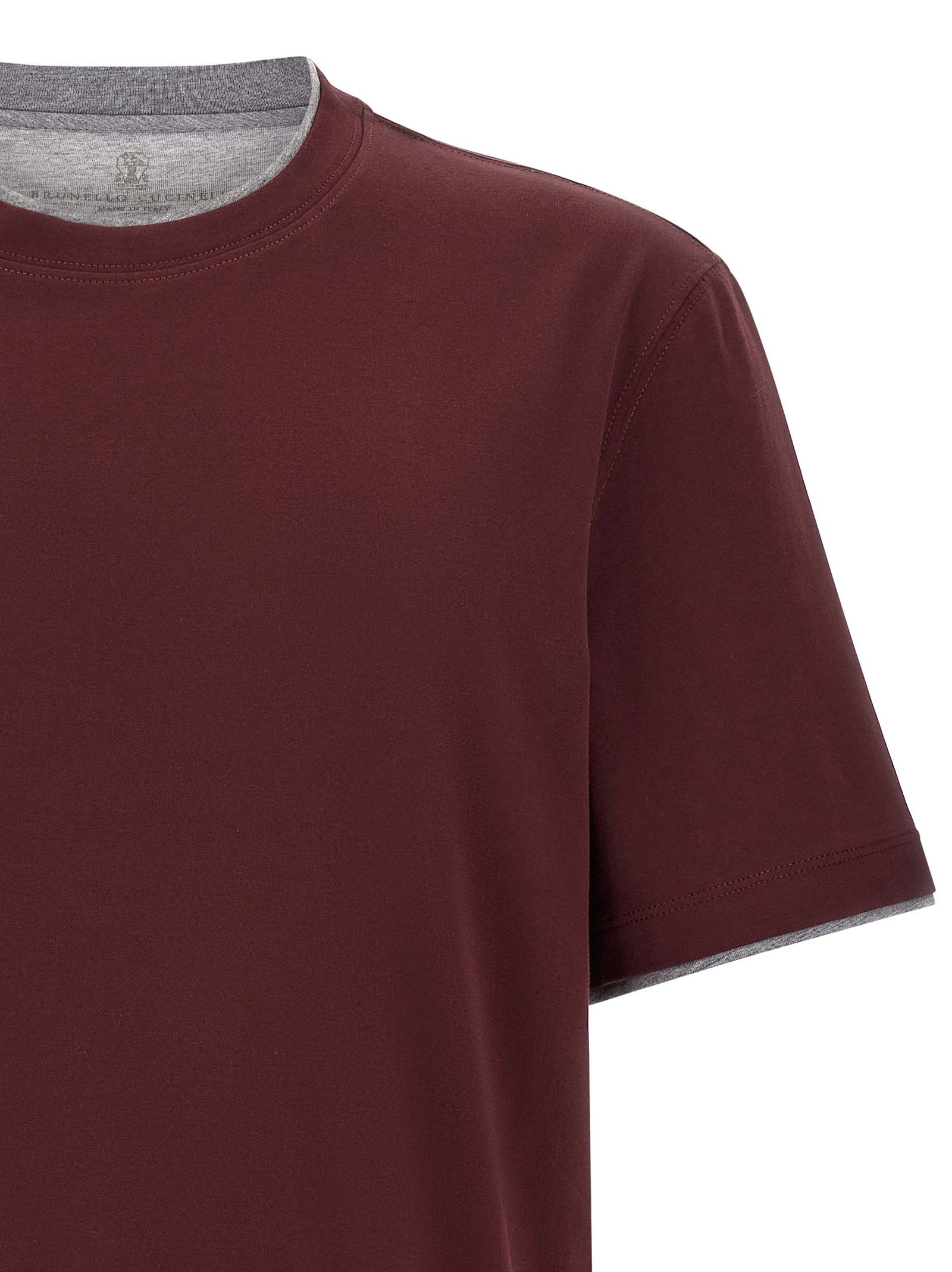 Brunello Cucinelli Double Layer T-shirt