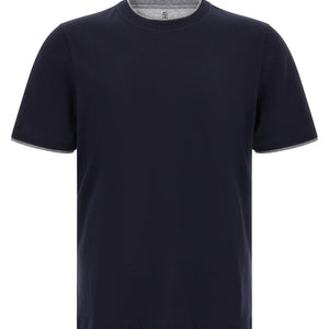 Brunello Cucinelli Double Layer T-shirt