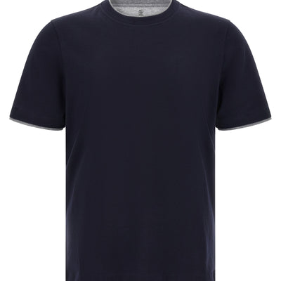 Brunello Cucinelli Double Layer T-shirt