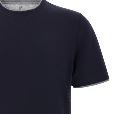 Brunello Cucinelli Double Layer T-shirt