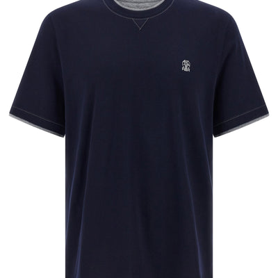 Brunello Cucinelli Double Layer T-shirt
