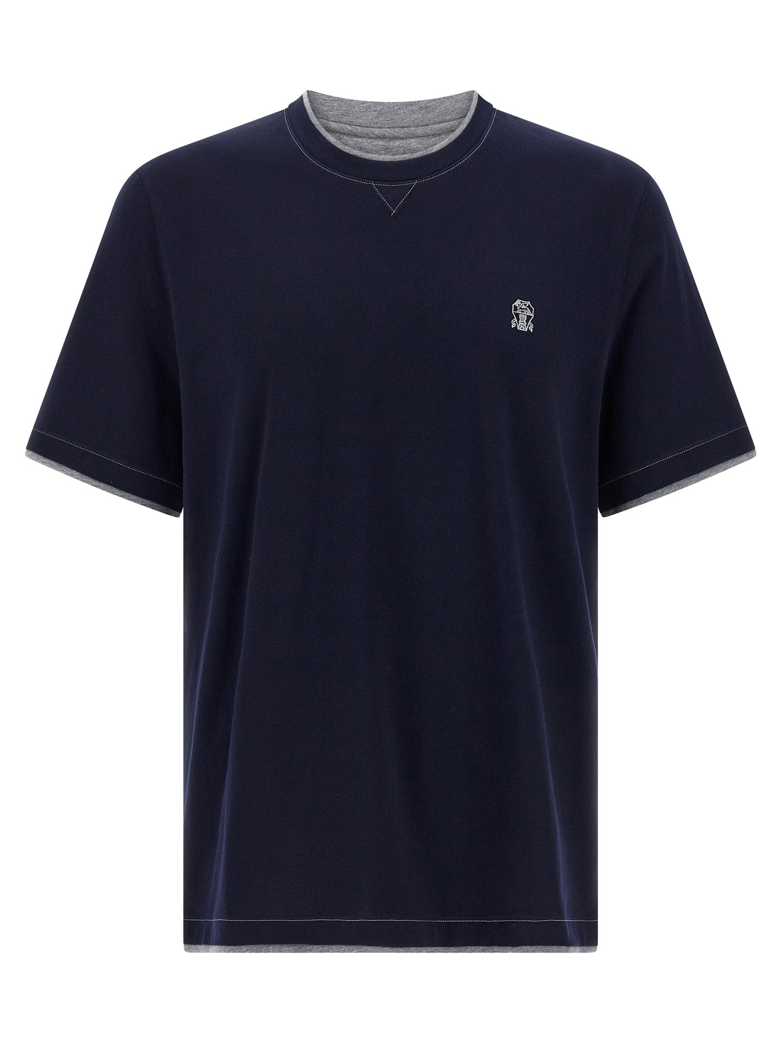 Brunello Cucinelli Double Layer T-shirt