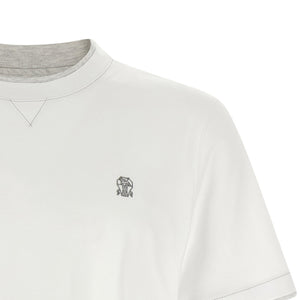 Brunello Cucinelli Double Layer T-shirt