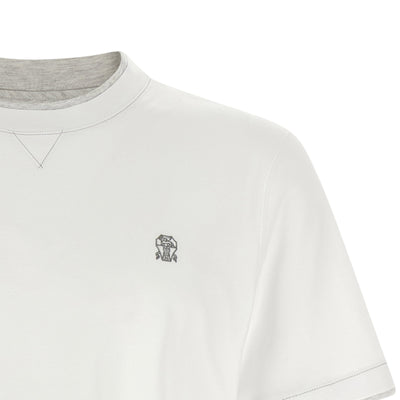 Brunello Cucinelli Double Layer T-shirt