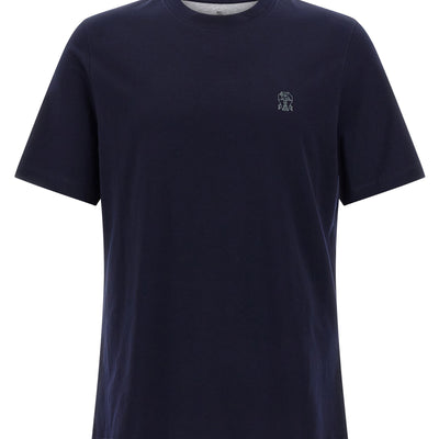 Brunello Cucinelli Logo Print T-shirt