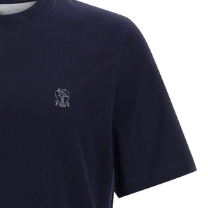 Brunello Cucinelli Logo Print T-shirt