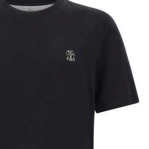 Brunello Cucinelli Logo Embroidery T-shirt