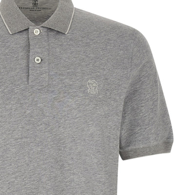 Brunello Cucinelli Stretch Jersey Polo Shirt