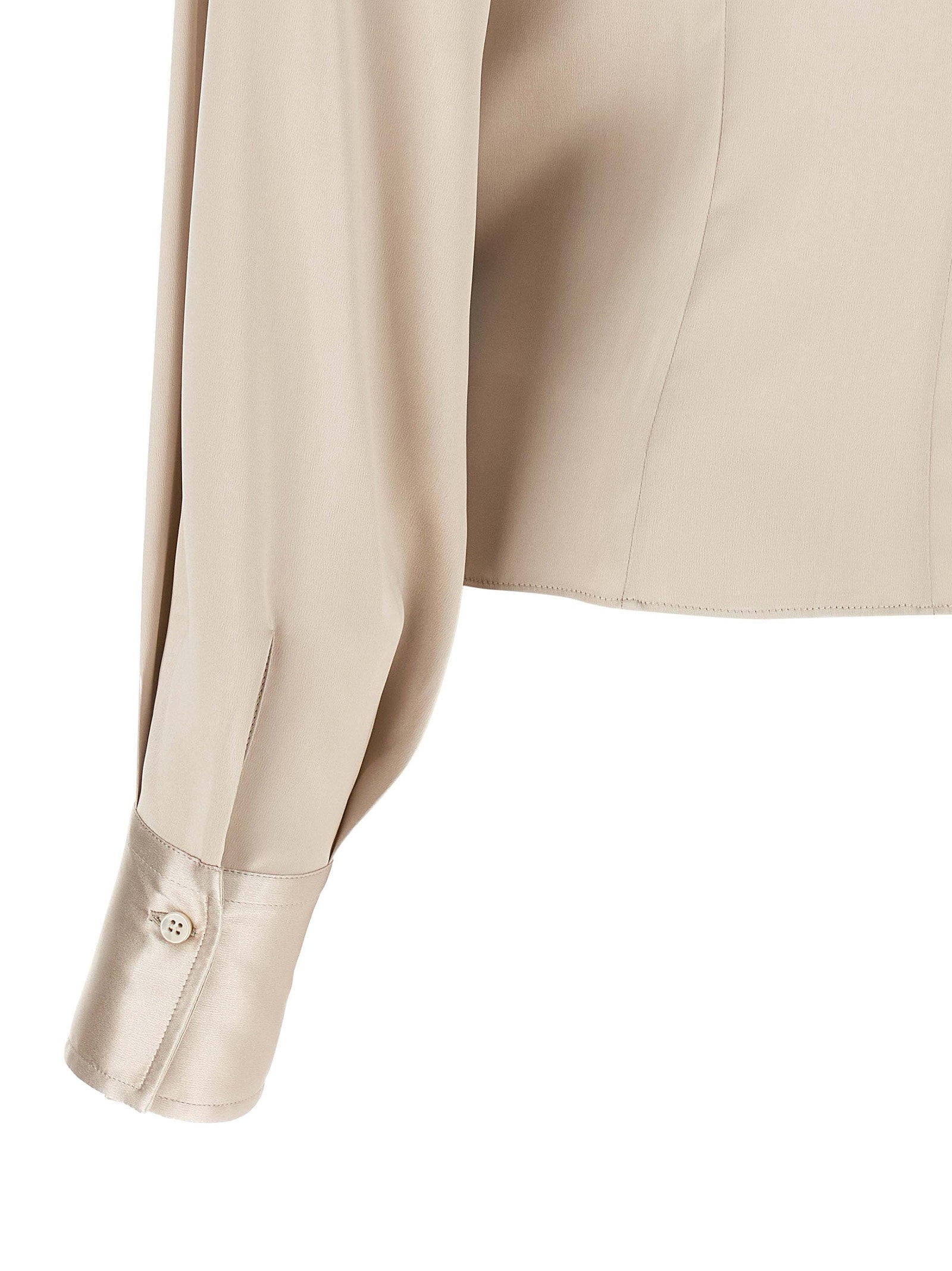 Brunello Cucinelli Asymmetric Draped Blouse