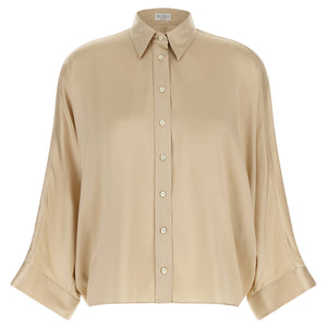 Brunello Cucinelli Monile Satin Shirt