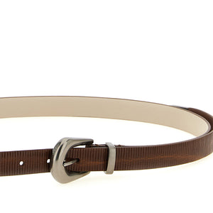 Brunello Cucinelli Carved Leather Belt