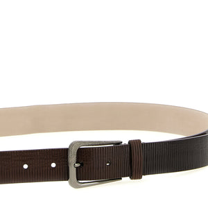 Brunello Cucinelli Ribbed Belt