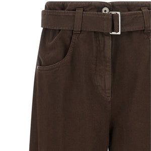 Brunello Cucinelli Belted Jeans