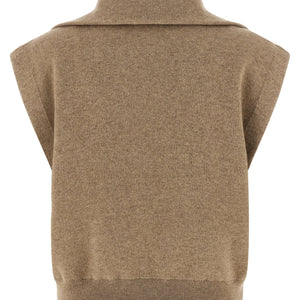 Brunello Cucinelli Shiny Zipper Pull Vest