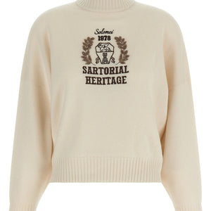 Brunello Cucinelli Heraldic Embroidery Sweater
