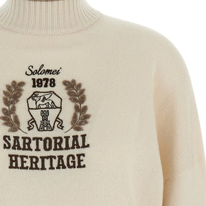 Brunello Cucinelli Heraldic Embroidery Sweater