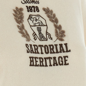 Brunello Cucinelli Heraldic Embroidery Sweater