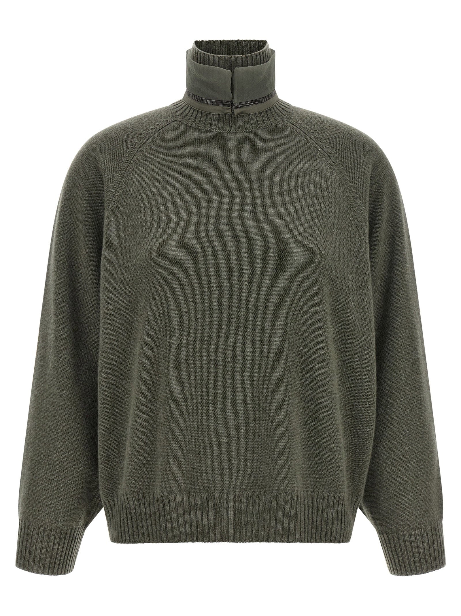 Brunello Cucinelli Monile Insert Sweater