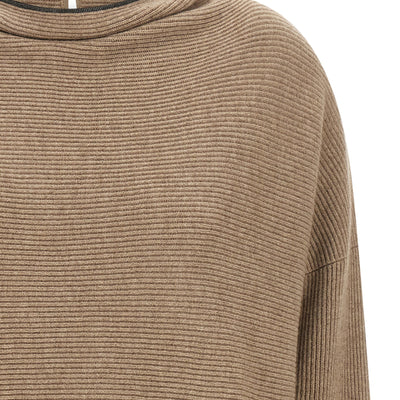 Brunello Cucinelli Precious Collar Dress