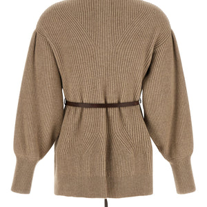Brunello Cucinelli English Half-ribbed Cardigan