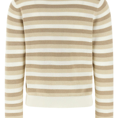 Brunello Cucinelli Striped Cotton Sweater