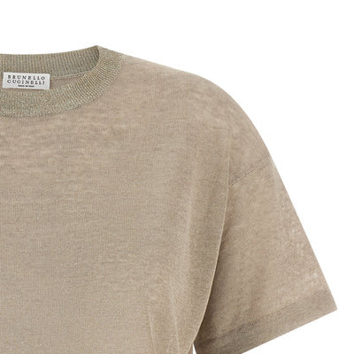 Brunello Cucinelli Dazzling Collar Sweater