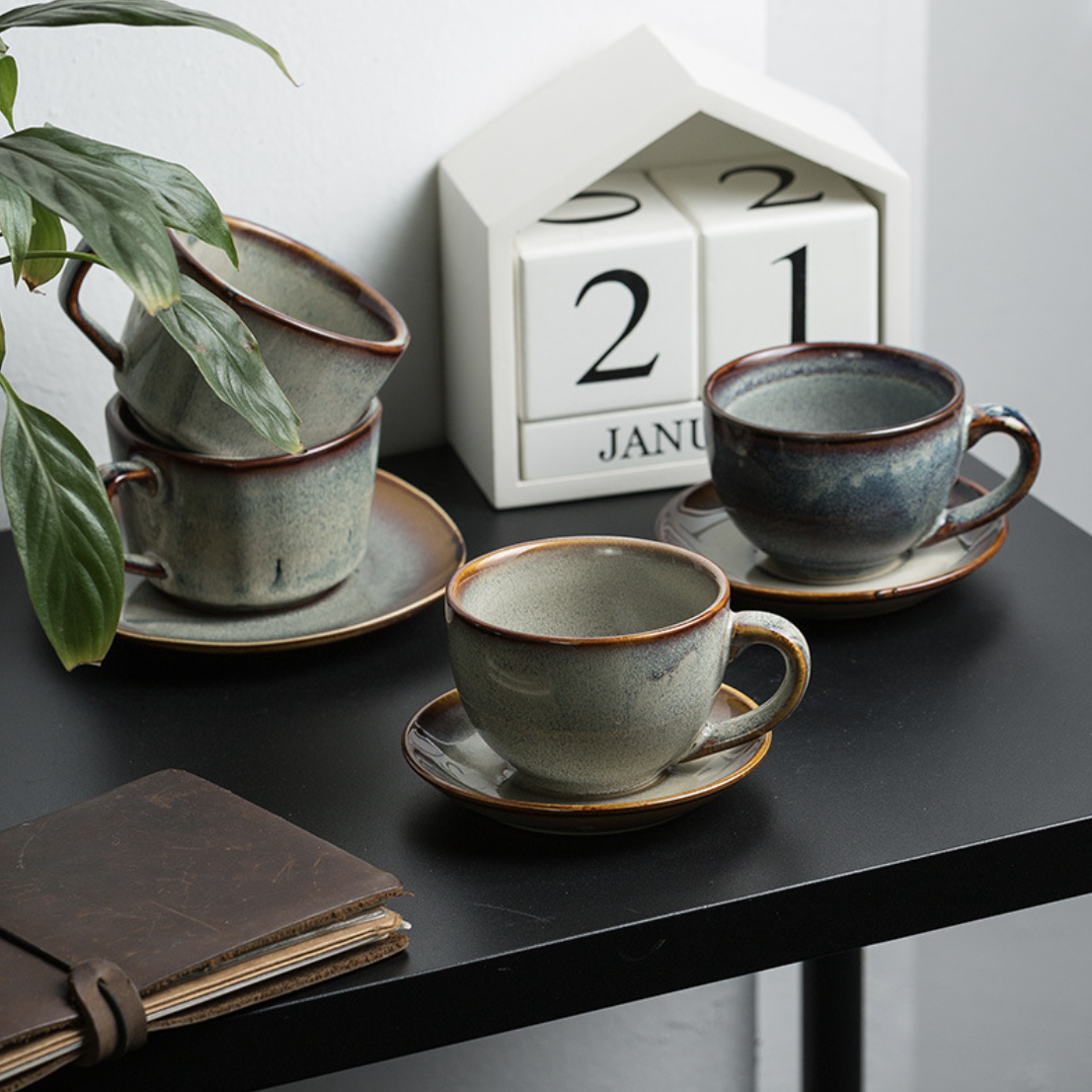 Square Cup and Saucer