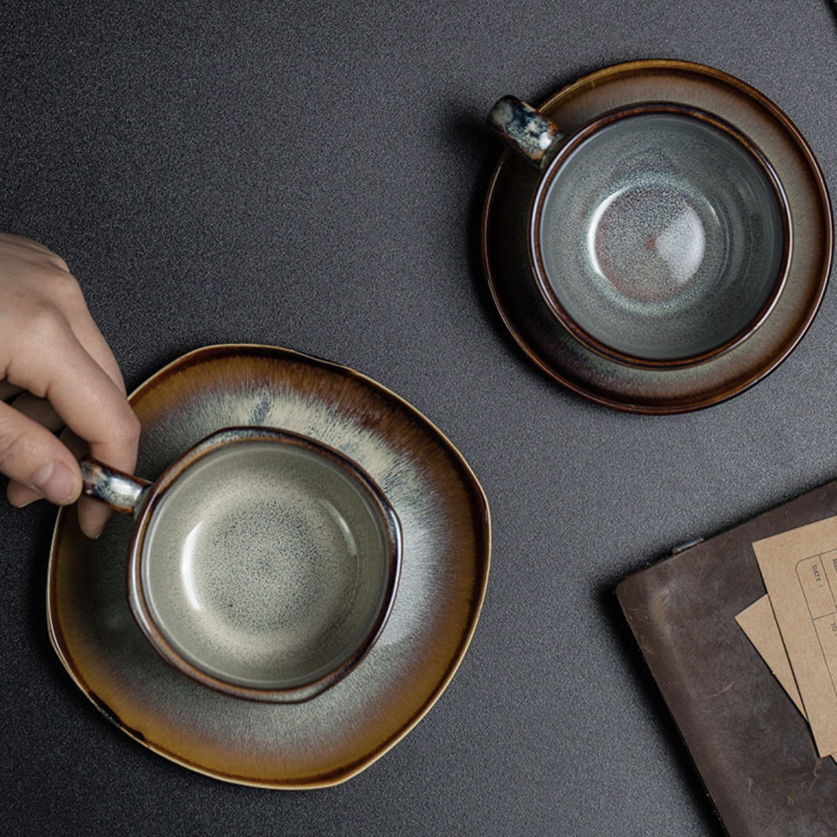 Square Cup and Saucer