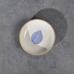 House of Eden Blue Leaf Dessert Plate 50ml