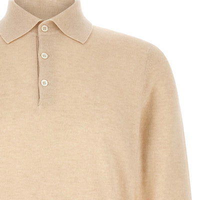 Brunello Cucinelli Cashmere Knit Polo Shirt