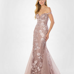 Montage M2231 Long Glitter Formal Mermaid Evening Dress