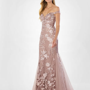 Montage M2231 Long Glitter Formal Mermaid Evening Dress