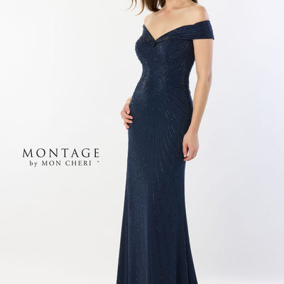 Montage M2234 Long A Line Gown Evening Formal Dress