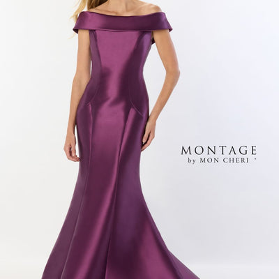 Montage M2237 Long Formal Ruffle Evening Dress