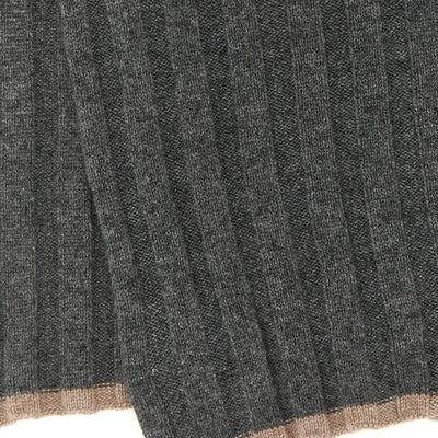Brunello Cucinelli Ribbed Cashmere Knit Scarf