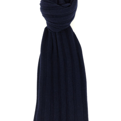Brunello Cucinelli Ribbed Cashmere Knit Scarf