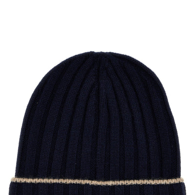 Brunello Cucinelli Contrast Line Beanie