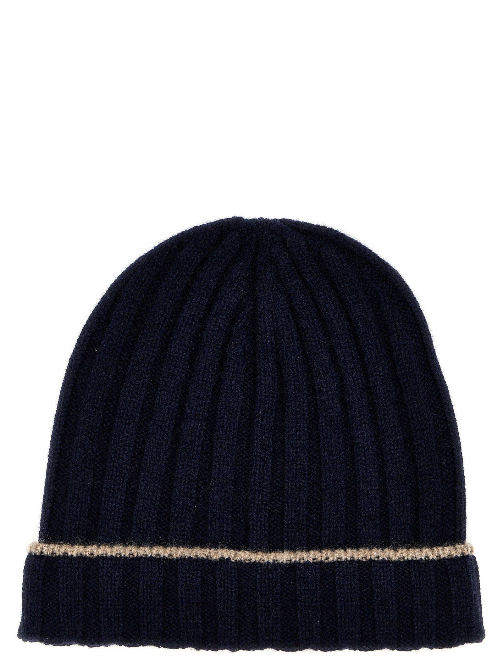 Brunello Cucinelli Contrast Line Beanie