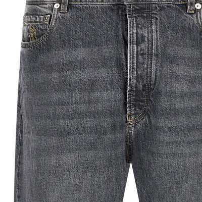 Brunello Cucinelli Jeans Denim Greyscale