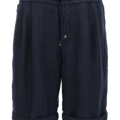 Brunello Cucinelli Linen Bermuda Shorts