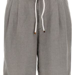 Brunello Cucinelli Linen Bermuda Shorts