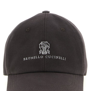 Brunello Cucinelli Logo Embroidery Cap