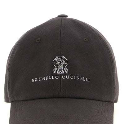 Brunello Cucinelli Logo Embroidery Cap