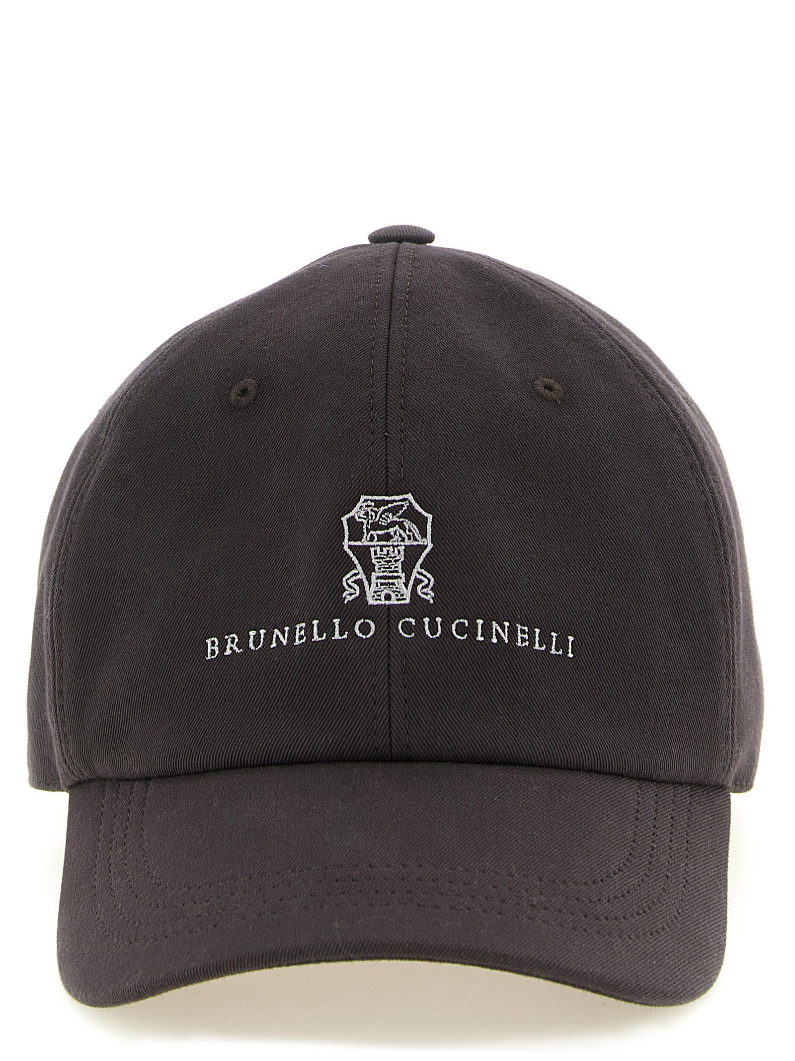 Brunello Cucinelli Logo Embroidery Cap