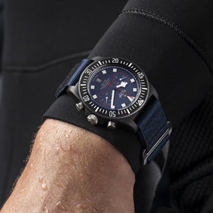 Tudor Pelagos FXD Chrono Matte Blue Dial Men 43mm M25807KN-0001