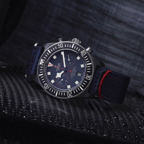Tudor Pelagos FXD Chrono Matte Blue Dial Men 43mm M25807KN-0001