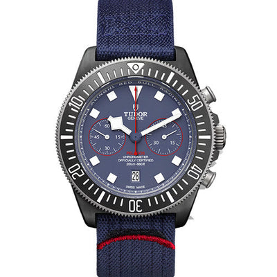Tudor Pelagos FXD Chrono Matte Blue Dial Men 43mm M25807KN-0001